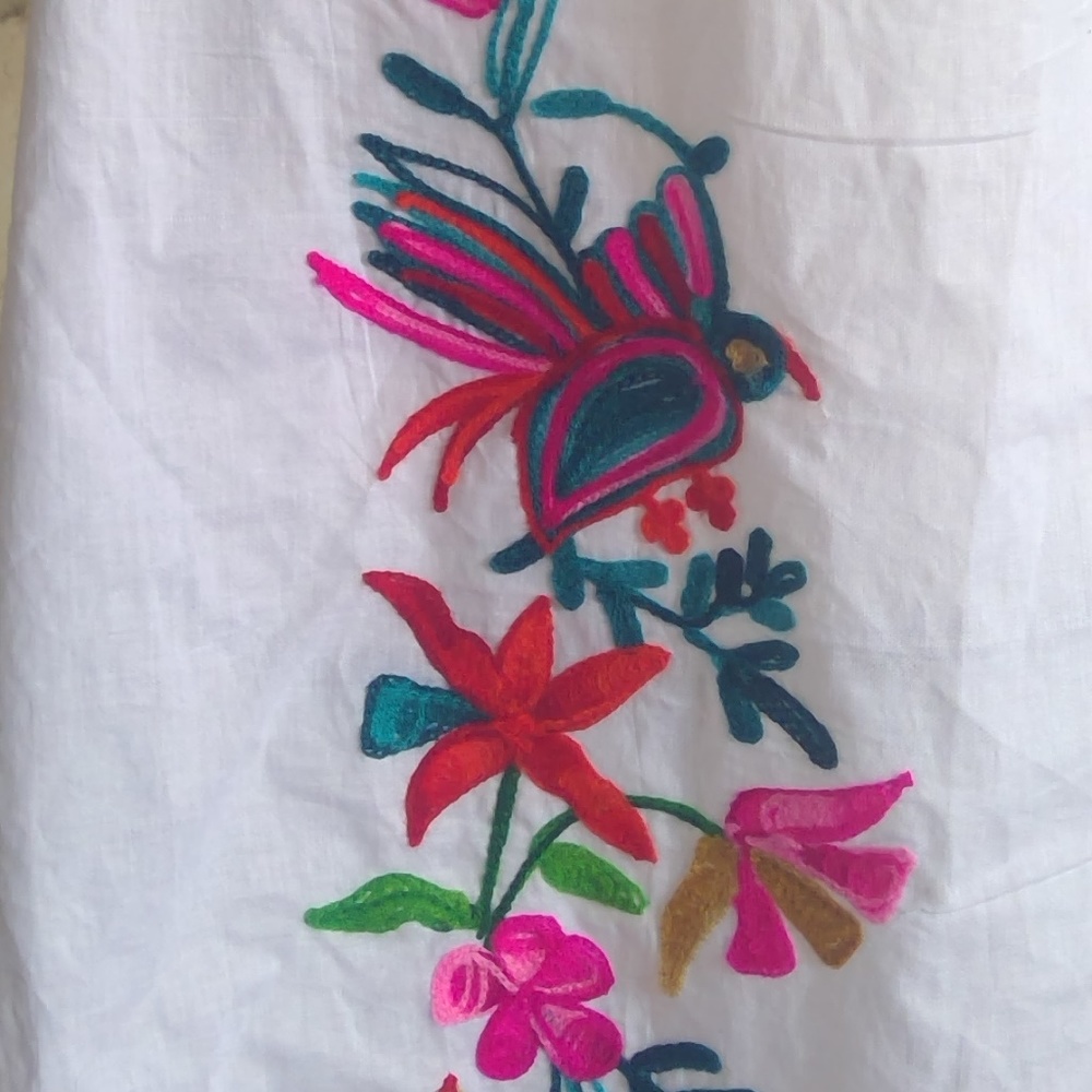 South Main embroidered cotton off shoulder dress - Picture 2 of 6